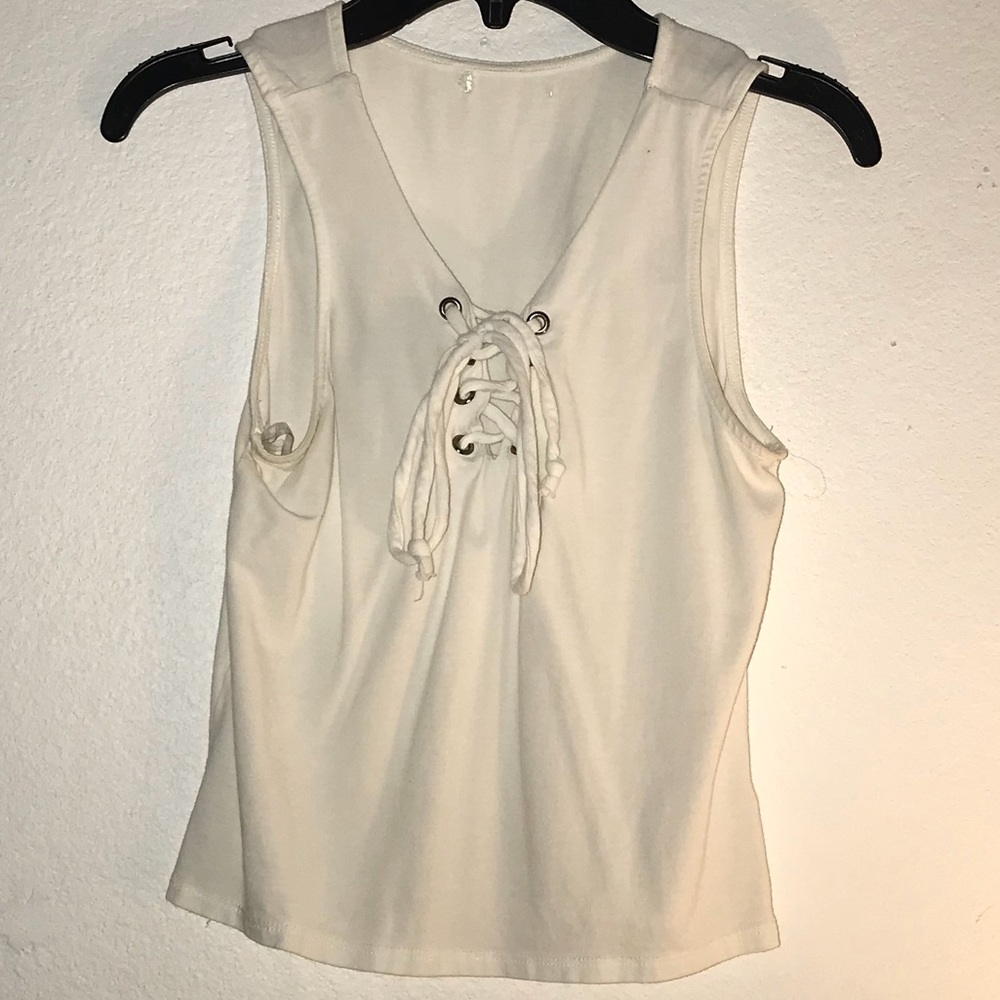 White Crop Top